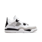 Air Jordan 4 Retro (PS) - White/Black/Neutral Grey
