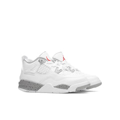Air Jordan 4 Retro (TD) - White/Fire Red