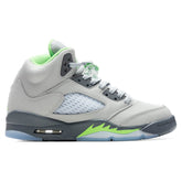 Air Jordan 5 Retro (GS) 'Green Bean' - Silver/Flint Grey