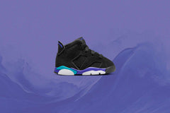 Air Jordan 6 Retro (TD) 'Aqua' - Black/Bright Concord/Aquatone