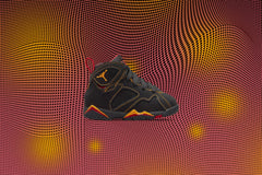 Air Jordan 7 Retro (TD) 'Citrus' - Black/Citrus/Varsity Red