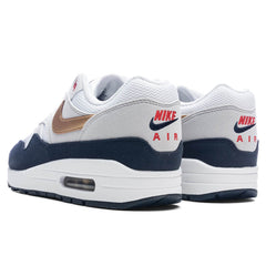 Air Max 1 'Olympic' - Obsidian/Metallic Gold/White