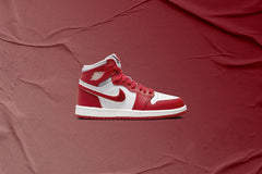 Air Jordan 1 Retro High OG (PS) - Light Iron Ore/Varsity Red/Sail