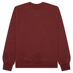 Jordan Brooklyn Fleece Holiday Crewneck Redstone Black
