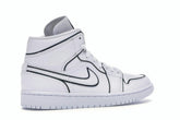 Air Jordan 1 Mid Iridescent Reflective White Women’s CK6587-100