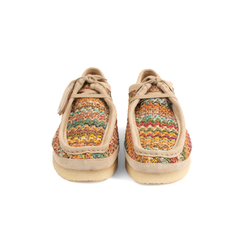 CLARKS WALLABEE - MULTICOLOUR RAFFIA