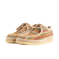 CLARKS WALLABEE - MULTICOLOUR RAFFIA