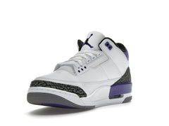 Air Jordan 3 Retro Dark Iris CT8532-105 White Black Cement Grey Sneakers