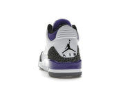 Air Jordan 3 Retro Dark Iris CT8532-105 White Black Cement Grey Sneakers