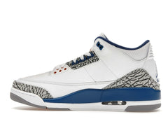 Jordan 3 Retro Wizards CT8532-148 White/True Blue/Metallic Copper/Cement Grey Sneakers