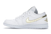 Air Jordan 1 Low White Metallic Gold Women’s CZ4776-100