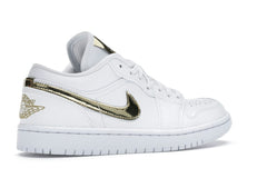Air Jordan 1 Low White Metallic Gold Women’s CZ4776-100