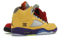 Jordan 5 Retro What The Varsity Maize Court Purple Ghost Green Solar Orange CZ5725-700