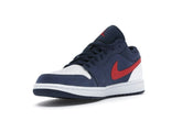 Air Jordan 1 Low USA Midnight Navy Gym Red White CZ8454-400 Sneakers