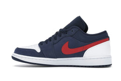 Air Jordan 1 Low USA Midnight Navy Gym Red White CZ8454-400 Sneakers