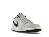Air Jordan 1 Low Brushstroke DM3528-100 Natural/Black-Multi Sneakers