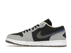 Air Jordan 1 Low SE Crater Black Grey DM4657-001 Sneakers