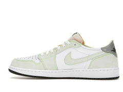 Air Jordan 1 Retro Low White Ghost Green Black DM7837-103