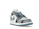 Air Jordan 1 Low Washed Denim GS Blue White Sneakers DM8947-100