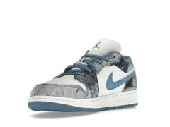 Air Jordan 1 Low Washed Denim GS Blue White Sneakers DM8947-100