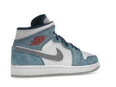Air Jordan 1 Mid French Blue Fire Red DN3706-401 Sneakers