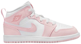 Jordan 1 Mid Pink Foam Fire Red White (PS)