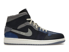 Air Jordan 1 Mid SE Craft Obsidian French Blue Ashen Slate White Sneakers – DR8868-400