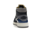 Air Jordan 1 Mid SE Craft Obsidian French Blue Ashen Slate White Sneakers – DR8868-400