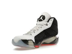 Jordan 38 Fundamentals Clear Sole Basketball Shoes DZ3356-106 White Black Siren Red