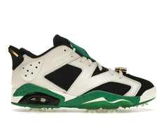 Jordan 6 Retro Low Golf Shoes Eastside Golf 1961 FJ0848-100 White/Malachite/Black/Gold