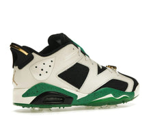 Jordan 6 Retro Low Golf Shoes Eastside Golf 1961 FJ0848-100 White/Malachite/Black/Gold