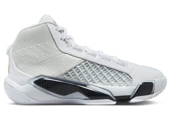 Jordan FIBA 38 GS White/Pure Platinum/Metallic Gold Sneakers