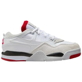 Jordan 4 RM White Black Neutral Grey Varsity Red (PS)