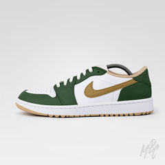 Fairway Gold - Jordan 1 Low Golf Custom