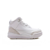 Air Jordan 3 Retro 'Pure Money' (TD) - White/Metalic Silver