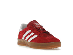Adidas Gazelle Scarlet Cloud White Suede Sneakers H06261