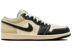 Jordan 1 Low SE Coconut Milk Black Muslin HQ3437-101 Sneakers