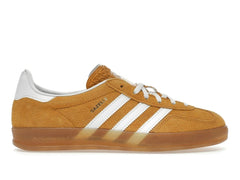 Adidas Gazelle Indoor Women’s Orange Peel White Sneakers HQ8716