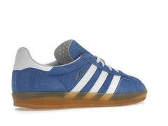 Adidas Gazelle Indoor Women’s Blue Fusion Gum Suede Sneakers HQ8717