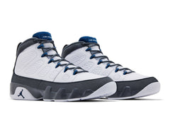 Air Jordan 9 Retro Flint Grey 2026 White French Blue Flint Grey