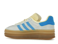 adidas Gazelle Bold Women’s Almost Blue Yellow Platform Sneakers IE0430