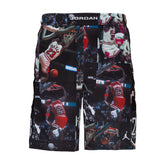 MJ AOP Mesh Shorts