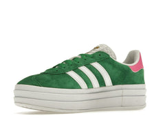 adidas Gazelle Bold Women’s Green Lucid Pink Sneakers IG3136
