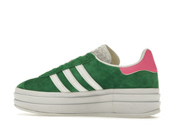 adidas Gazelle Bold Women’s Green Lucid Pink Sneakers IG3136