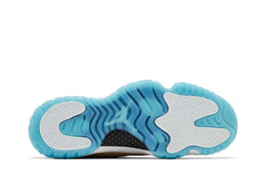 Air Jordan 11 Retro H Town Canvas Metallic Silver Summit White Football Blue