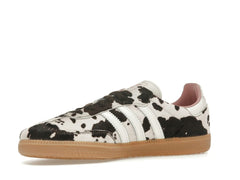 adidas Samba OG Cow Print Women’s Sneakers Dark Brown Off White Gum