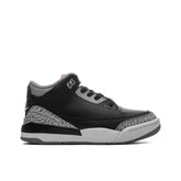 Air Jordan 3 Retro (PS) 'Black Cement' - Black/Fire Red/Cement Grey/Summit White