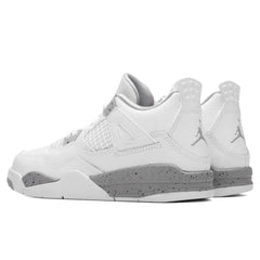 Air Jordan 4 Retro (PS) - White/Fire Red