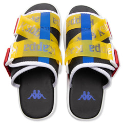 Authentic Mitel 1 Sandals - Black/Yellow