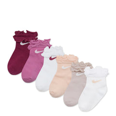 6 Pack Toddler Ruffle Sock